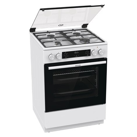 Gorenje | Cooker | GK6C4WF | Hob type Gas | Oven type Electric | White | Width 60 cm | Grilling | Depth 60 cm | 71 L - 2
